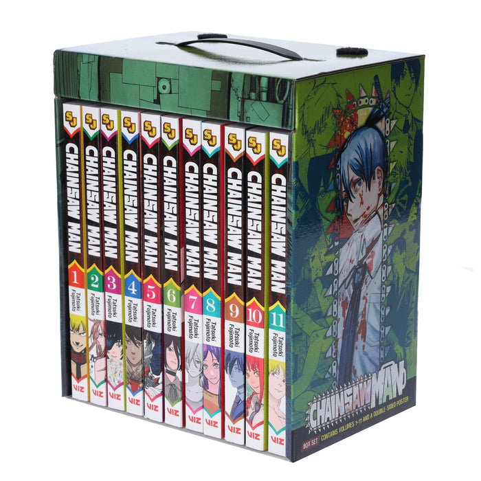 thumbnail image 2 of Chainsaw Man Box Set (Volumes 1-11) – Paperback By Tatsuki Fujimoto – 2023 Edition 2 of 4