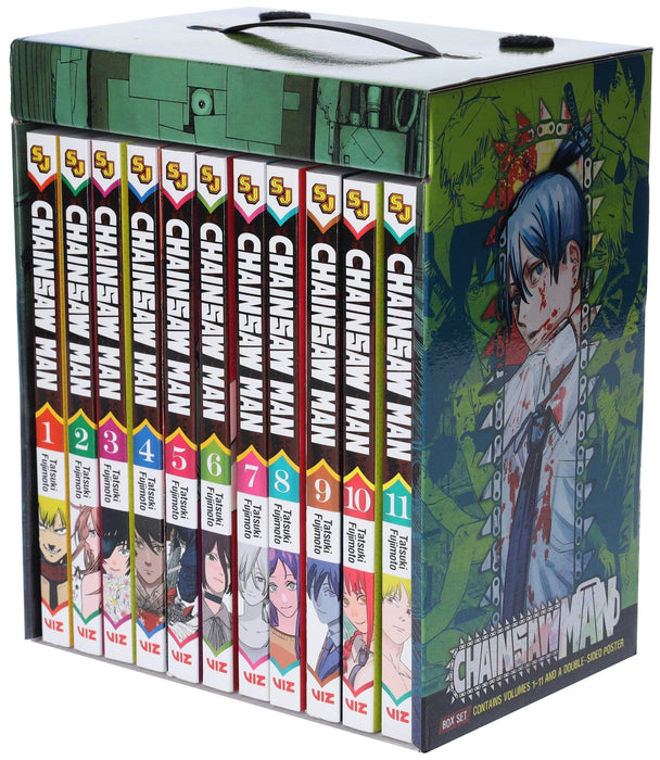 thumbnail image 2 of Chainsaw Man Box Set Volumes 1-11 By Tatsuki Fujimoto – Complete Series Paperback 2 of 3