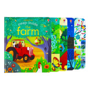 Peep Inside Complete 6 Books Collection By Usborne - Ages 2+ - Board Books 0-5 Usborne Publishing Ltd