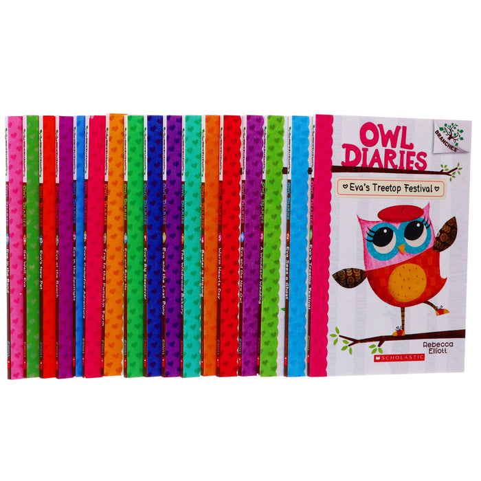 Owl Diaries Series By Rebecca Elliott 17 Books Collection Set - Ages 5+ - Paperback 5-7 Scholastic