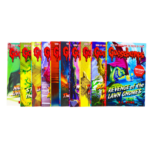 Goosebumps: The Classic Series 10 Books Collection (Set 1) by R. L. Stine - Ages 9-14 - Paperback B2D DEALS Scholastic