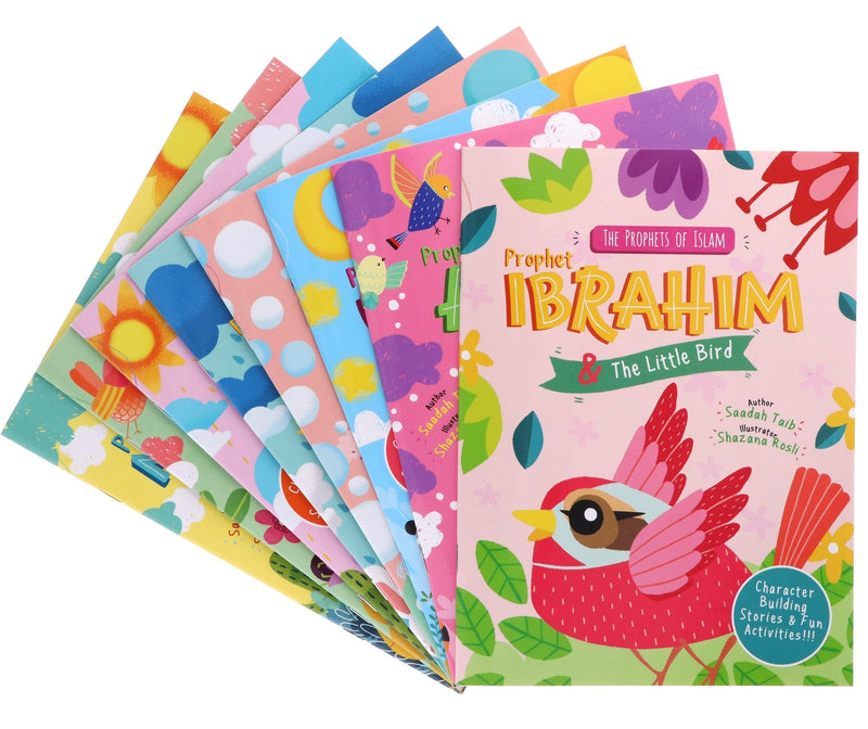 The Prophets of Islam Activity Children Collection By Saadah Taib: 8 Books Set- Ages 2-5 - Paperback 0-5 The Islamic Foundation