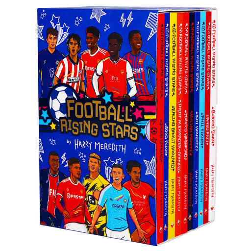 Football Rising Stars By Harry Meredith 10 Books Box Set - Ages 7-9 - Paperback 7-9 Sweet Cherry Publishing