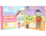 Flip Flap Fun: Trick or Treat & Knock, Knock, Who's Here? 2 Books Collection Set - Ages 5-7 - Spiral Bound 5-7 Sweet Cherry Publishing