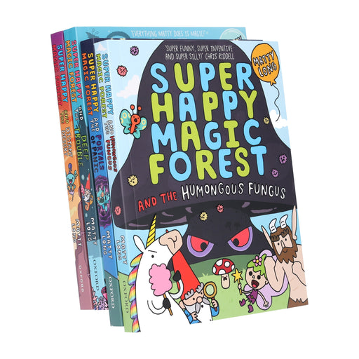 Super Happy Magic Forest Series by Matty Long: 4 Books Collection Set - Ages 6+ - Paperback 7-9 OUP Oxford