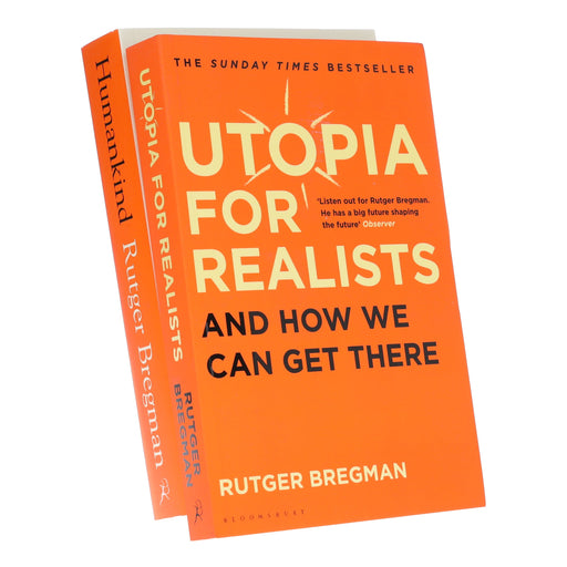 Rutger Bregman's (Humankind & Utopia for Realists) 2 Books Collection Set - Non Fiction - Paperback Non-Fiction Bloomsbury Publishing