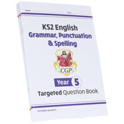 CGP KS2 (Year 5) Targeted Question and Practice Bundle 4 Books Collection Set - Ages 9-10 - Paperback 9-14 Coordination Group Publications Ltd (CGP)