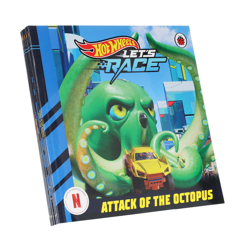 Hot Wheels: Let’s Race Collection 6 Picture Storybook Set - Ages 3+ - Paperback 3-5 Ladybird