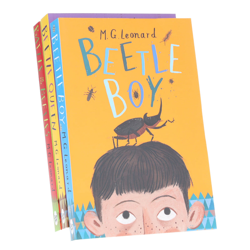 Beetle Boy Series by M.G. Leonard 3 Books Collection Set - Ages 9+ - Paperback 9-14 Chicken House Ltd