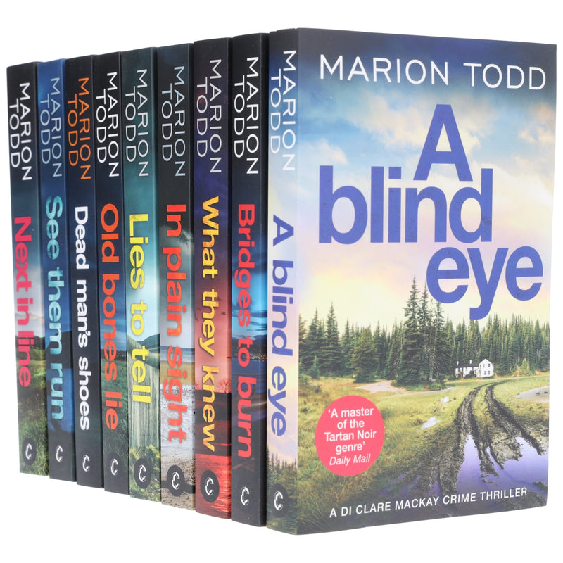 Detective Clare Mackay Series By Marion Todd 9 Books Collection Set - Fiction - Paperback Fiction Canelo