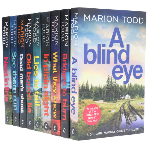 Detective Clare Mackay Series By Marion Todd 9 Books Collection Set - Fiction - Paperback Fiction Canelo