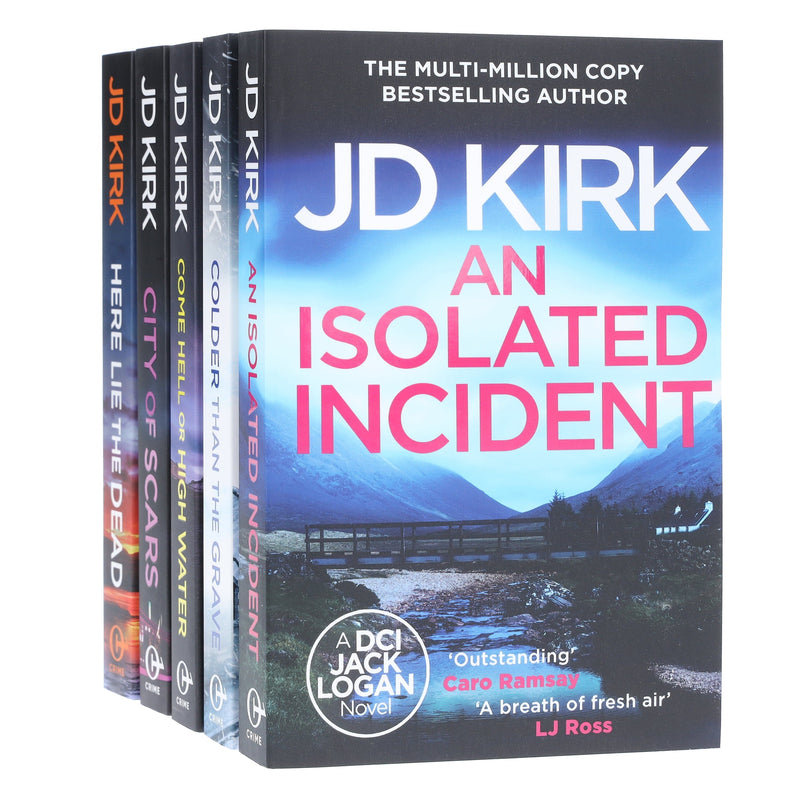DCI Logan Crime Thrillers (Book 11-15) by JD Kirk 5 Books Collection Set - Fiction - Paperback Fiction Canelo