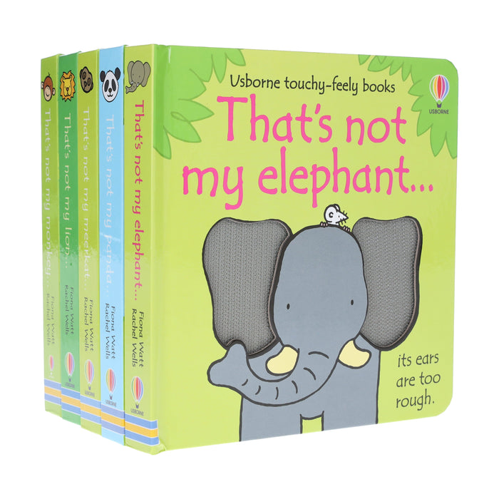 That's not my... Zoo 5 Books Collection Set by Fiona Watt & Rachel Wells - Ages 0-5 - Board Book 0-5 Usborne Publishing Ltd