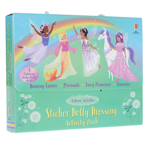 Usborne: Sticker Dolly Dressing Activity Pack By Fiona Watt 4 Books Collection Box Set - Ages 5+ - Paperback 5-7 Usborne Publishing Ltd