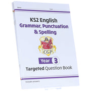CGP KS2 (Year 3) Targeted Question and Practice Bundle 4 Books Collection Set - Ages 7-8 - Paperback 7-9 Coordination Group Publications Ltd (CGP)