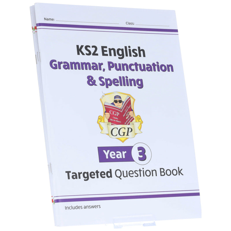 CGP KS2 (Year 3) Targeted Question and Practice Bundle 4 Books Collection Set - Ages 7-8 - Paperback 7-9 Coordination Group Publications Ltd (CGP)