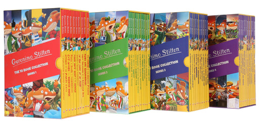 Geronimo Stilton Series 1-4 Collection 40 Books Box Set - Ages 7-9 - Paperback 7-9 Sweet Cherry Publishing