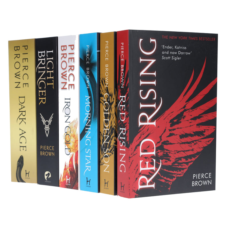 The Red Rising Series by Pierce Brown 6 Books Collection Set - Fiction - Paperback Fiction Hodder & Stoughton