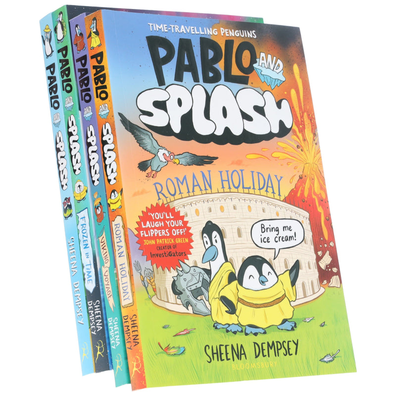 Pablo and Splash Graphic Novel Series by Sheena Dempsey Illustrated 4 Books Collection Set - Ages - 6-9 - Paperback Graphic Novels Bloomsbury Publishing