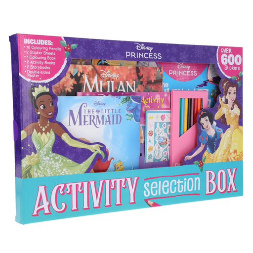 Disney Princess Activity Selection Box with over 600 Stickers - Ages 3+ - Paperback 3-5 Igloo Books
