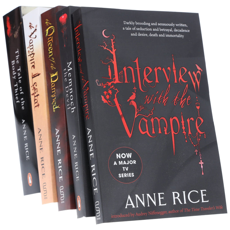 The Vampire Chronicles by Anne Rice: Book 1-5 Collection Set - Fiction - Paperback Fiction Hachette