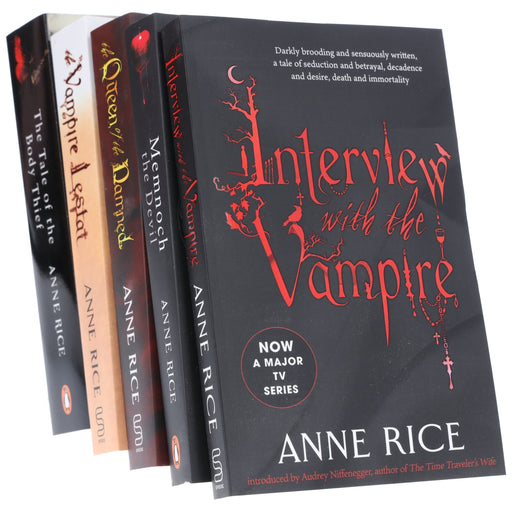 The Vampire Chronicles by Anne Rice: Book 1-5 Collection Set - Fiction - Paperback Fiction Hachette