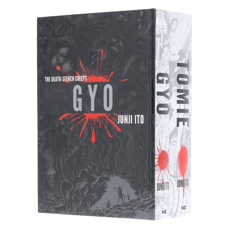 Junji Ito Collection (Gyo & Tomie) 2 Books Deluxe Edition Set - Manga - Hardback Graphic Novels Viz Media, LLC