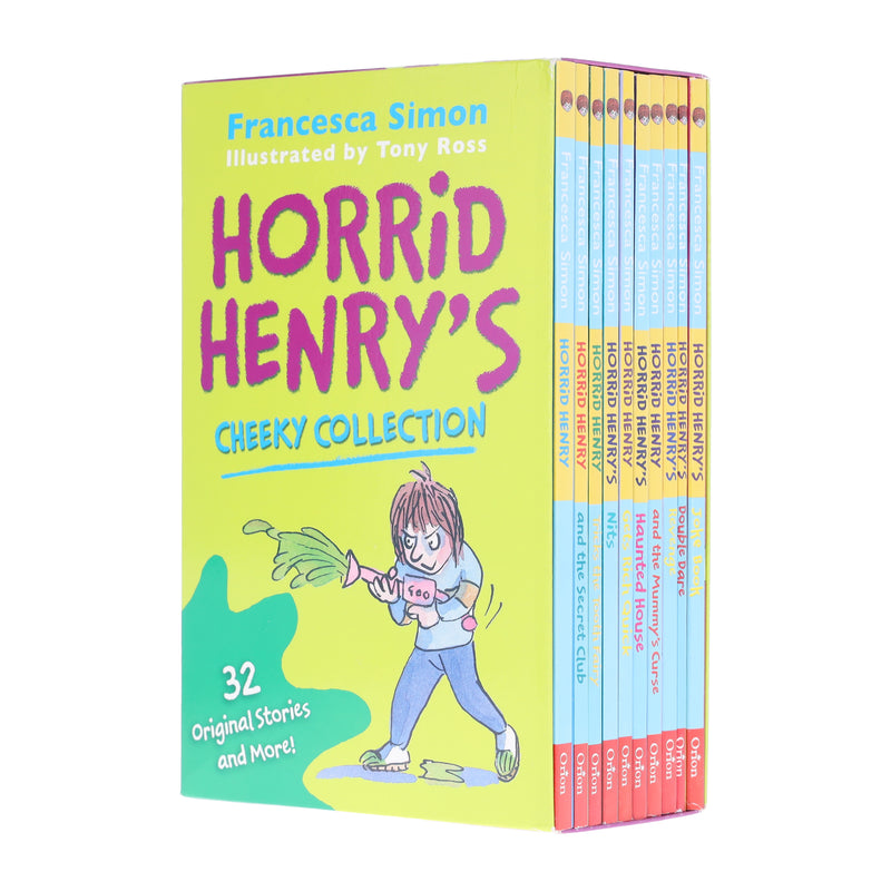 Horrid Henry Cheeky Collection 10 Books Set By Francesca Simon - Ages 6+ - Paperback