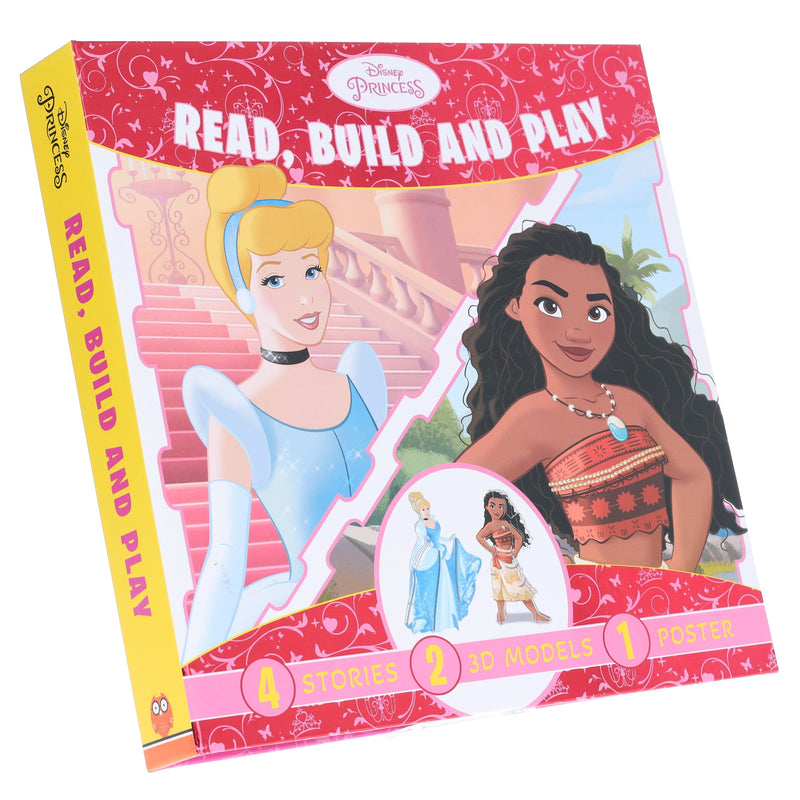 Disney Princess: Read, Build and Play Book by Walt Disney - Ages 3 + - Paperback 3-5 Autumn Publishing