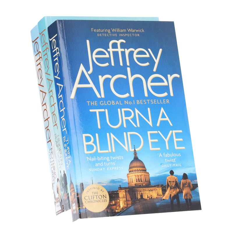 William Warwick Thriller Novels By Jeffrey Archer: 3 Books Collection Set - Fiction - Paperback Fiction Scholastic