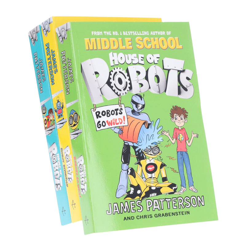 House of Robots Series 3 Books Collection Set By James Patterson - Ages 9-14 - Paperback 9-14 Penguin Random House