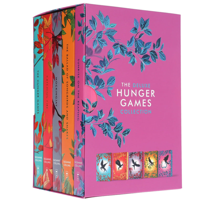 The Deluxe Hunger Games Collection by Suzanne Collins 5 Books Box Set - Ages 13+ - Paperback (Patterned Edge) Fiction Scholastic