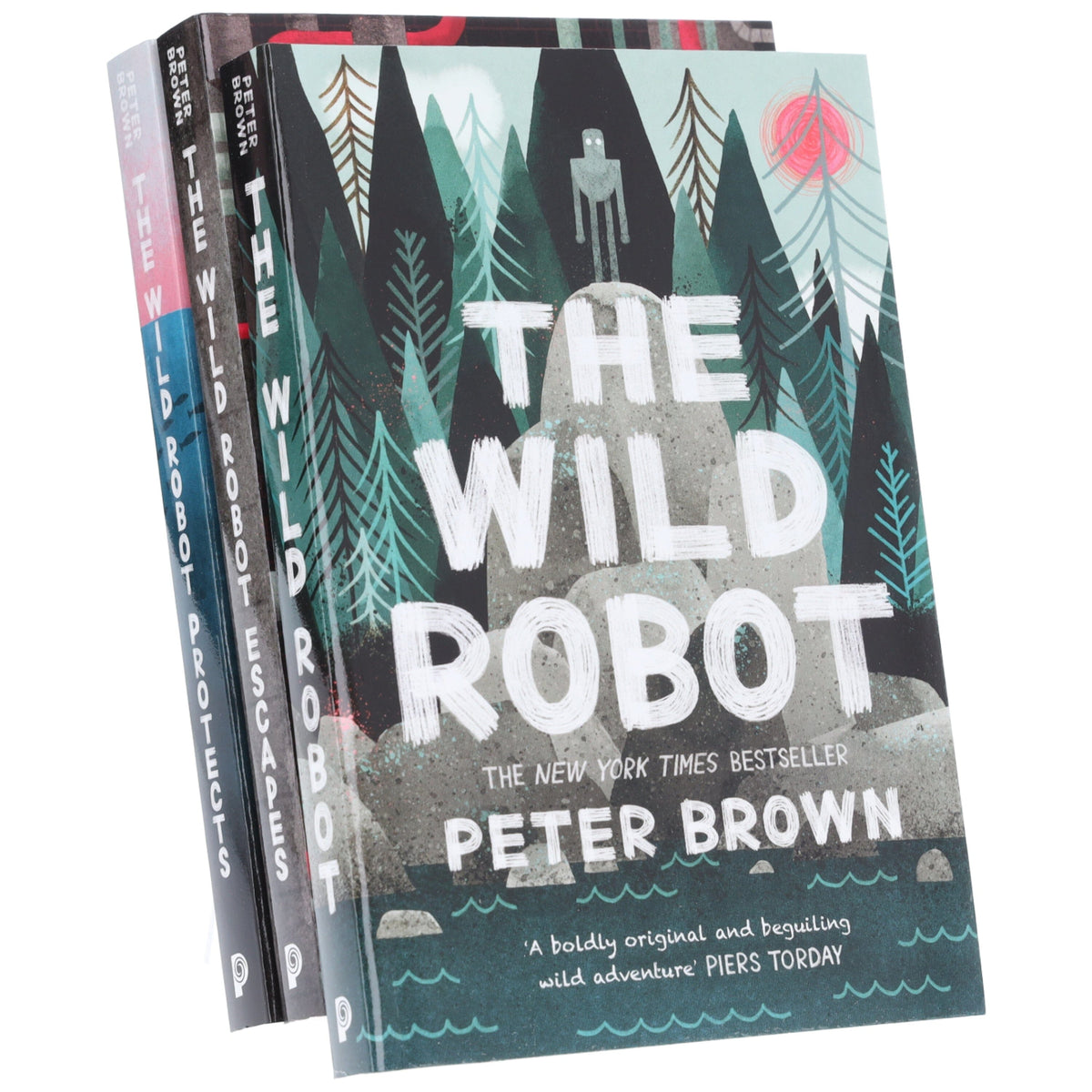 The Wild Robot Series By Peter Brown 3 Books Collection - Age 7-10 - P ...