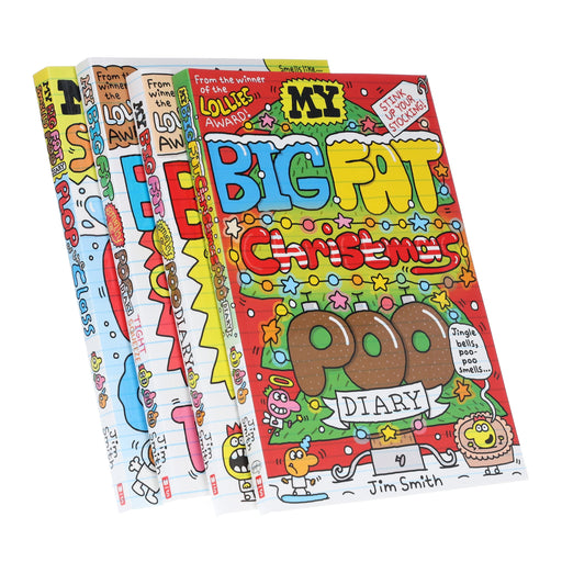 My Big Fat Smelly Poo Diary by Jim Smith 4 Full-Colour Graphic Novels Collection Set - Ages 7-12 - Paperback Graphic Novels Scholastic