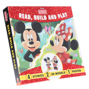 Disney Mickey Mouse: Read, Build and Play Book by Walt Disney - Ages 3+ - Paperback 3-5 Autumn Publishing