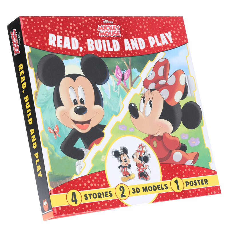Disney Mickey Mouse: Read, Build and Play Book by Walt Disney - Ages 3+ - Paperback 3-5 Autumn Publishing