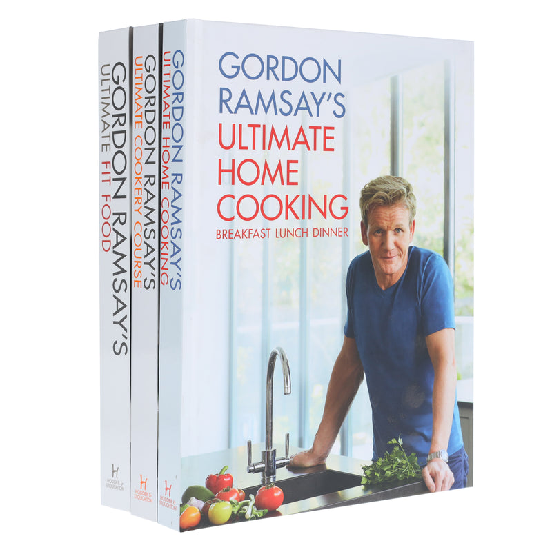 Gordon Ramsay's Ultimate Home Cooking, Cookery Course & Fit Food 3 Books Collection Set - Non Fiction - Hardback