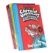 Captain Underpants Full Colour Series (Book 9-12) Collection by Dav Pilkey 4 Books Set - Ages 7-11 - Paperback Graphic Novels Scholastic
