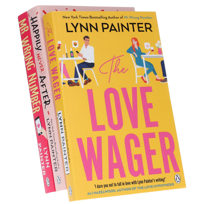 Lynn Painter Collection (Mr Wrong Number, The Love Wager & Happily Never After) 3 Books Set - Fiction - Paperback Fiction Penguin