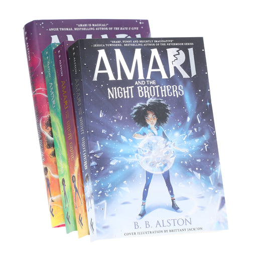 Amari and the Night Brothers Series by BB Alston 4 Books Collection Set - Ages 8-12 - Paperback/Hardback 9-14 HarperCollins Publishers