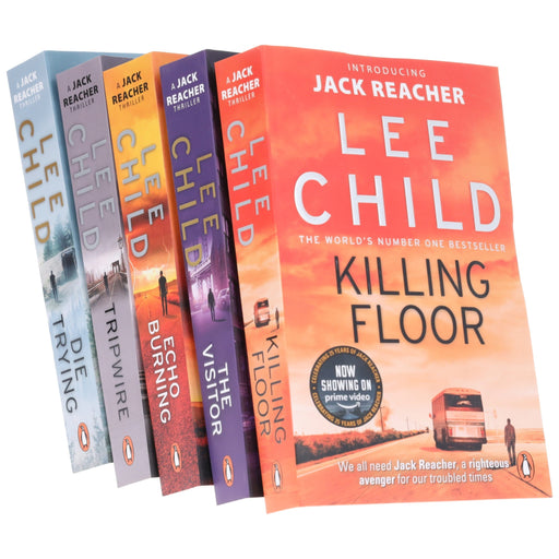 Jack Reacher by Lee Child: Books 1-5 Collection Set - Fiction - Paperback Fiction Penguin Random House