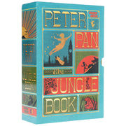 The Jungle Book & Peter Pan by Rudyard Kipling & J. M Barrie (Minalima Edition) 2 Books Collection Box Set - Ages 8+ - Hardback 9-14 HarperCollins Publishers