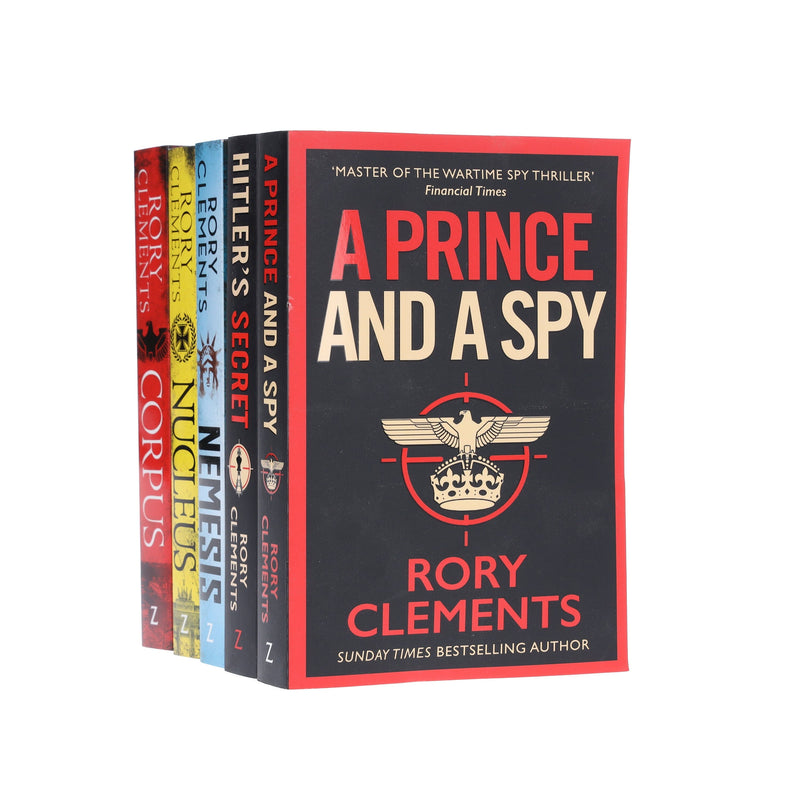 Tom Wilde Series (Book 1-5) By Rory Clements: 5 Books Collection Set - Fiction - Paperback Fiction Bonnier Books Ltd