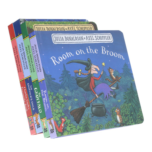 Julia Donaldson Collection Illustrated 4 Books Set - Ages 2+ - Board book 0-5 Pan Macmillan