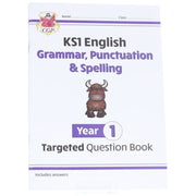 CGP KS1 (Year 1) Targeted Question and Practice 4 Books Collection Set - Ages 5-6 - Paperback 5-7 Coordination Group Publications Ltd (CGP)