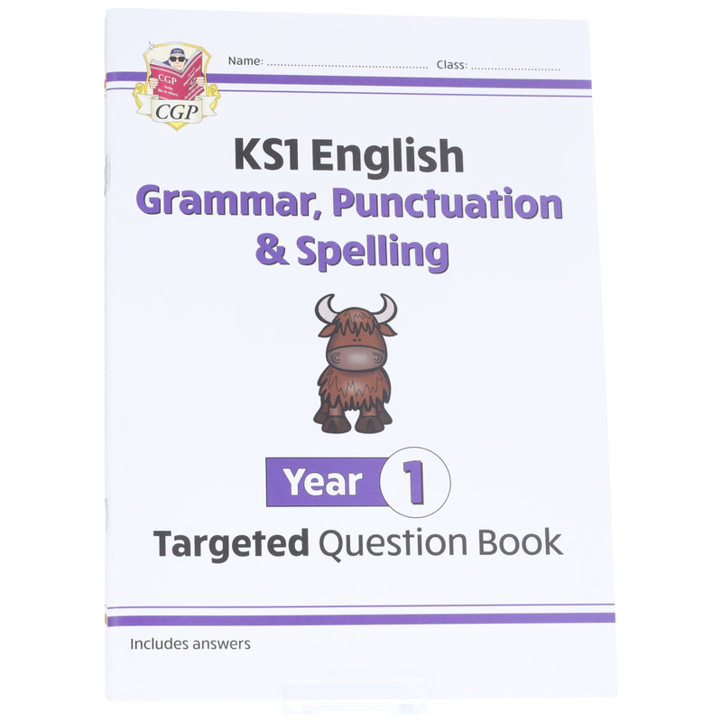 CGP KS1 (Year 1) Targeted Question and Practice 4 Books Collection Set - Ages 5-6 - Paperback 5-7 Coordination Group Publications Ltd (CGP)