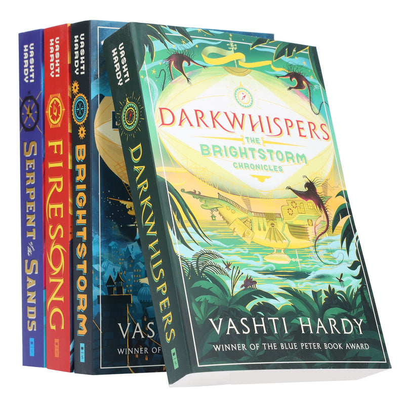 The Brightstorm Chronicles Series By Vashti Hardy 4 Books Collection Set - Ages 8-12 - Paperback 9-14 Scholastic