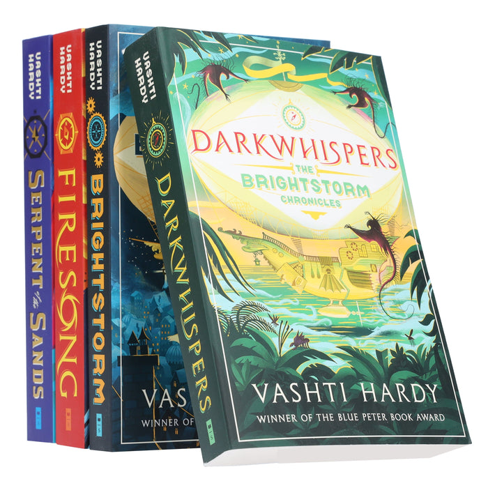 The Brightstorm Chronicles Series By Vashti Hardy 4 Books Collection Set - Ages 8-12 - Paperback 9-14 Scholastic