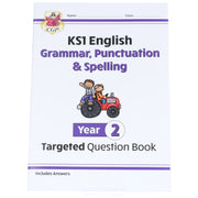 CGP KS1 (Year 2) Targeted Question and Practice Bundle 4 Books Collection Set - Ages 6-7 - Paperback 5-7 Coordination Group Publications Ltd (CGP)