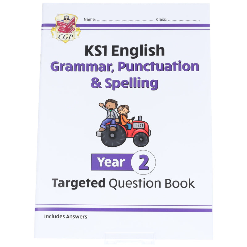 CGP KS1 (Year 2) Targeted Question and Practice Bundle 4 Books Collection Set - Ages 6-7 - Paperback 5-7 Coordination Group Publications Ltd (CGP)